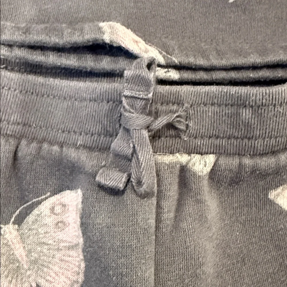 GAP Gray Butterfly Print Kids Matching Set 12-18 Months